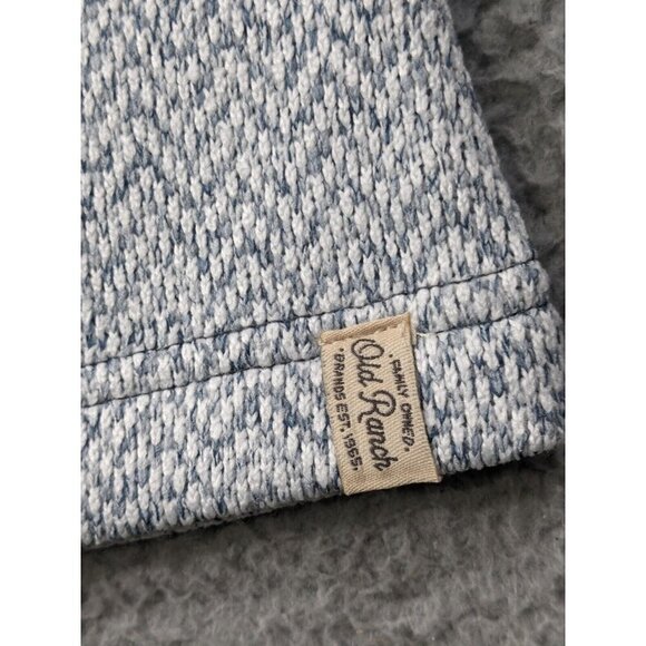 Old Ranch Talvi Pullover Shirt Medium Long Sleeve Sweater Fleece Baseball Raglan - Picture 12 of 13